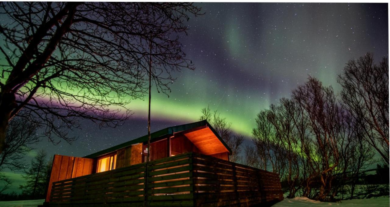 Cabin In The Lava. Near Husavik Skogar  エクステリア 写真